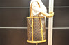 Authentic Louis Vuitton Monogram Bucket GM Shoulder Tote Bag M42236 Junk 1108I