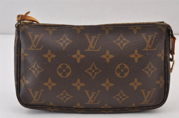 Authentic Louis Vuitton Monogram Pochette Accessoires Pouch M51980 LV 1108K