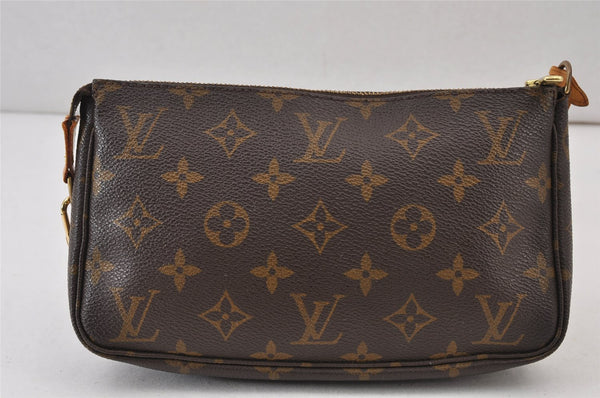 Authentic Louis Vuitton Monogram Pochette Accessoires Pouch M51980 LV 1108K