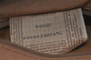 Authentic GUCCI Web Sherry Line Hand Boston Bag GG PVC Leather Brown 1109I