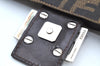 Authentic FENDI Zucca Mamma Baguette Shoulder Bag Canvas Leather Brown 1110I