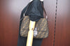 Authentic FENDI Zucca Mamma Baguette Shoulder Bag Canvas Leather Brown 1110I