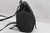 Authentic COACH Vintage Drawstring Backpack Urethan Leather 6205 Black 1110J