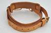 Authentic Louis Vuitton Leather Shoulder Strap Beige 36-42.7" LV 1110K