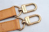 Authentic Louis Vuitton Leather Shoulder Strap Beige 36-42.7" LV 1110K