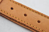 Authentic Louis Vuitton Leather Shoulder Strap Beige 36-42.7" LV 1110K