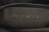Authentic FENDI Vintage Zucca Backpack Purse Canvas Leather Brown 1111I