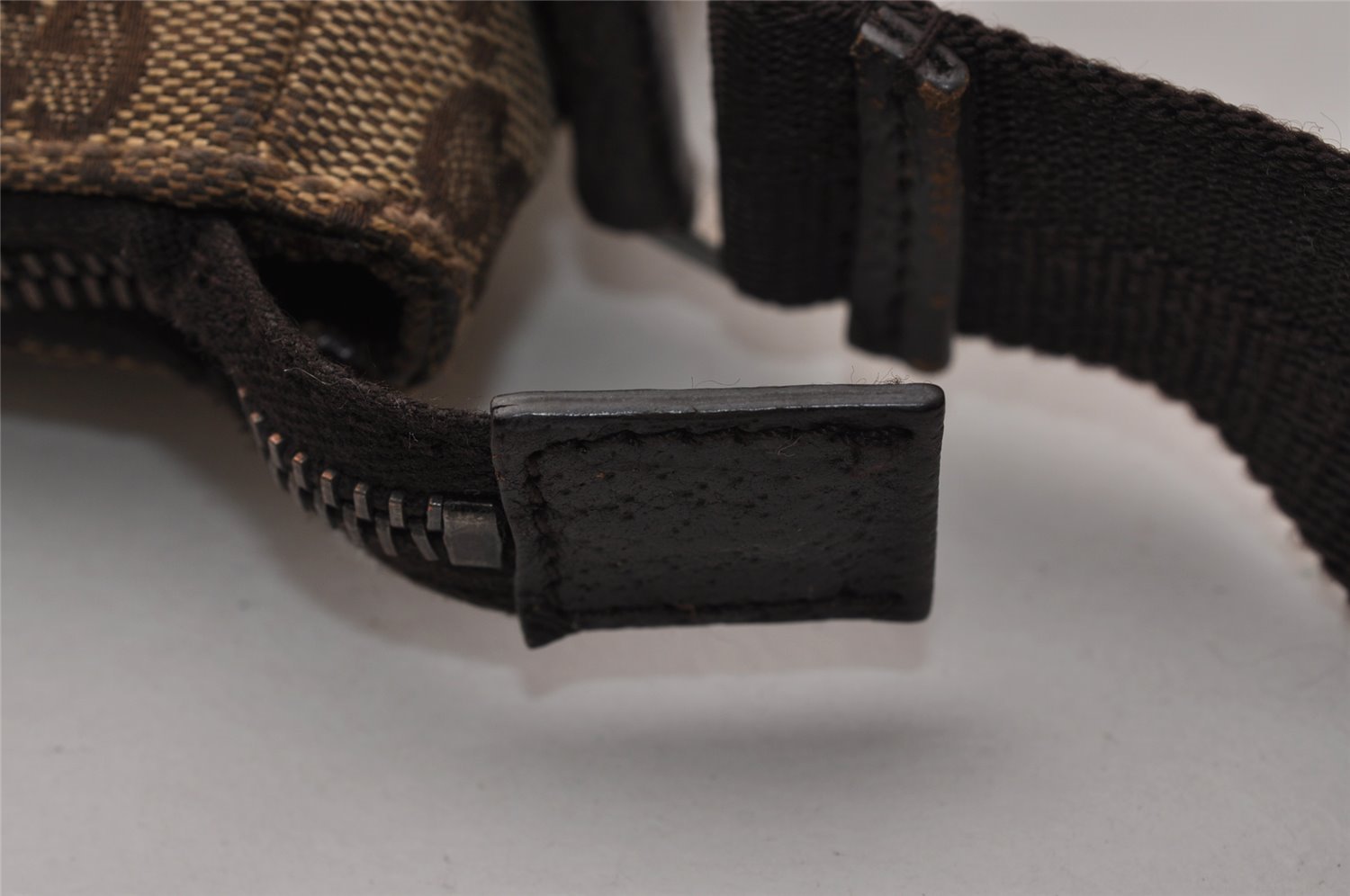 Authentic GUCCI Shoulder Cross Body Bag GG Canvas Leather 114273 Brown 1112I