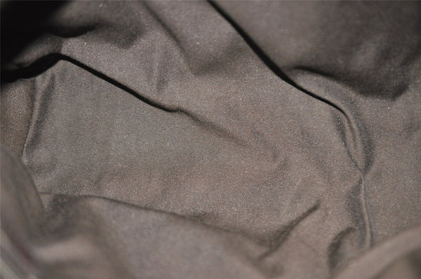 Authentic GUCCI Shoulder Cross Body Bag GG Canvas Leather 114273 Brown 1112I