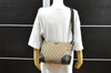 Authentic GUCCI Shoulder Cross Body Bag GG Canvas Leather 114273 Brown 1112I
