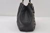 Authentic COACH Vintage Shoulder Tote Bag Leather 25005 Black 1112J