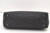 Authentic GUCCI Vintage Shoulder Tote Bag GG Canvas Leather 113017 Black 1112K