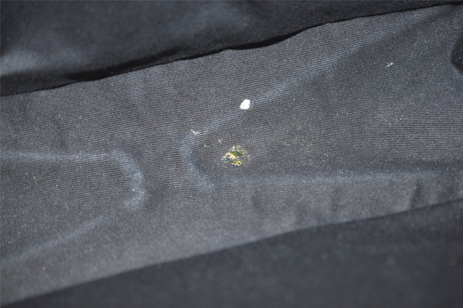 Authentic GUCCI Vintage Shoulder Tote Bag GG Canvas Leather 113017 Black 1112K