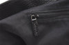 Authentic GUCCI Vintage Shoulder Tote Bag GG Canvas Leather 113017 Black 1112K