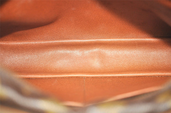 Authentic Louis Vuitton Monogram Compiegne 28 Clutch Hand Bag M51845 LV 1115I