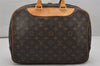 Authentic Louis Vuitton Monogram Deauville Hand Bag M47270 LV 1115K