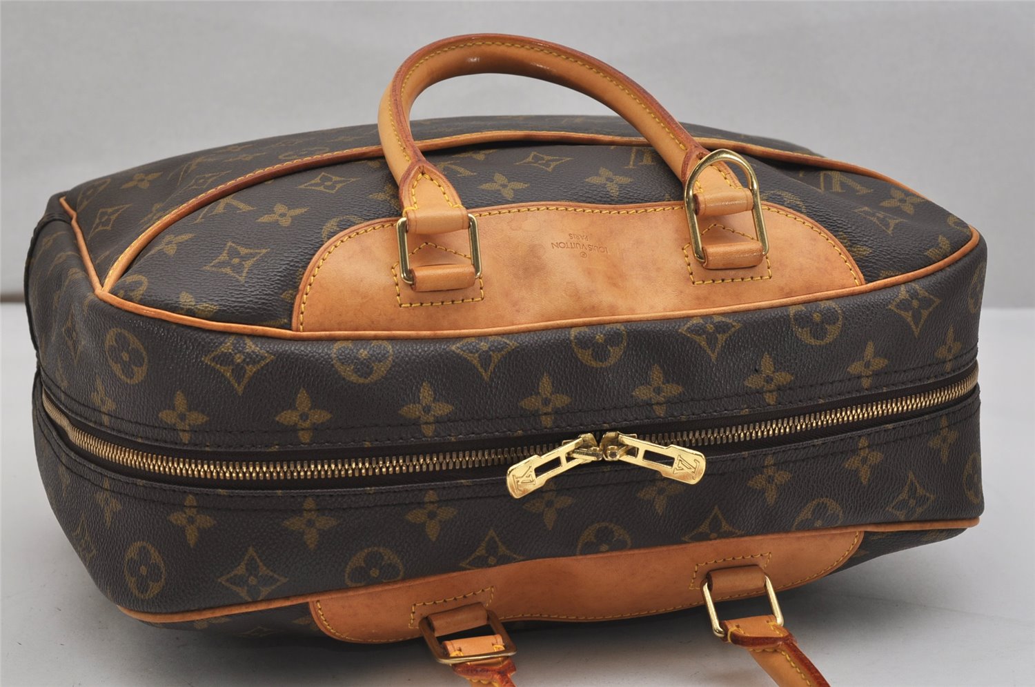 Authentic Louis Vuitton Monogram Deauville Hand Bag M47270 LV 1115K