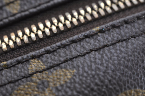 Authentic Louis Vuitton Monogram Deauville Hand Bag M47270 LV 1115K