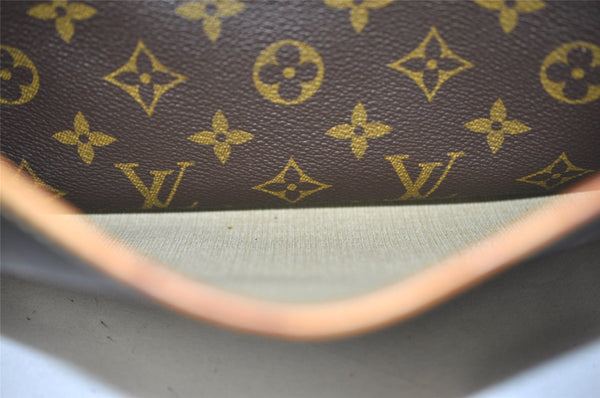 Authentic Louis Vuitton Monogram Deauville Hand Bag M47270 LV 1115K