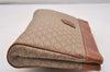 Authentic CELINE Macadam Blason Pattern Clutch Hand Bag PVC Leather Beige 1116J