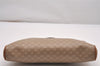 Authentic CELINE Macadam Blason Pattern Clutch Hand Bag PVC Leather Beige 1116J