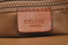 Authentic CELINE Macadam Blason Pattern Clutch Hand Bag PVC Leather Beige 1116J