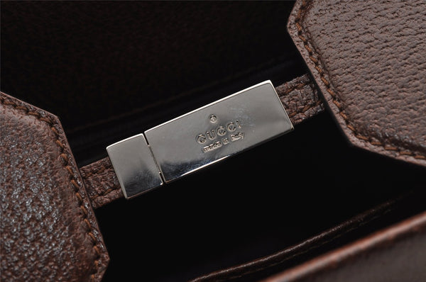 Authentic GUCCI Bamboo 2way Hand Tote Bag Leather 0021034 Brown Junk 1117I