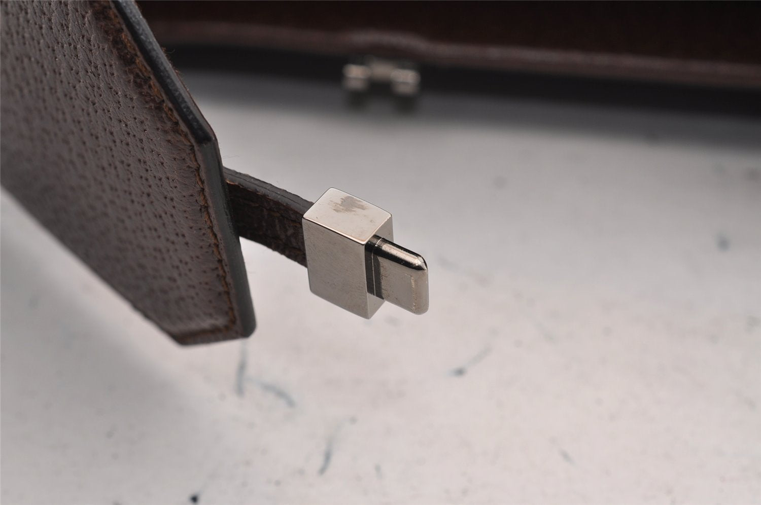 Authentic GUCCI Bamboo 2way Hand Tote Bag Leather 0021034 Brown Junk 1117I