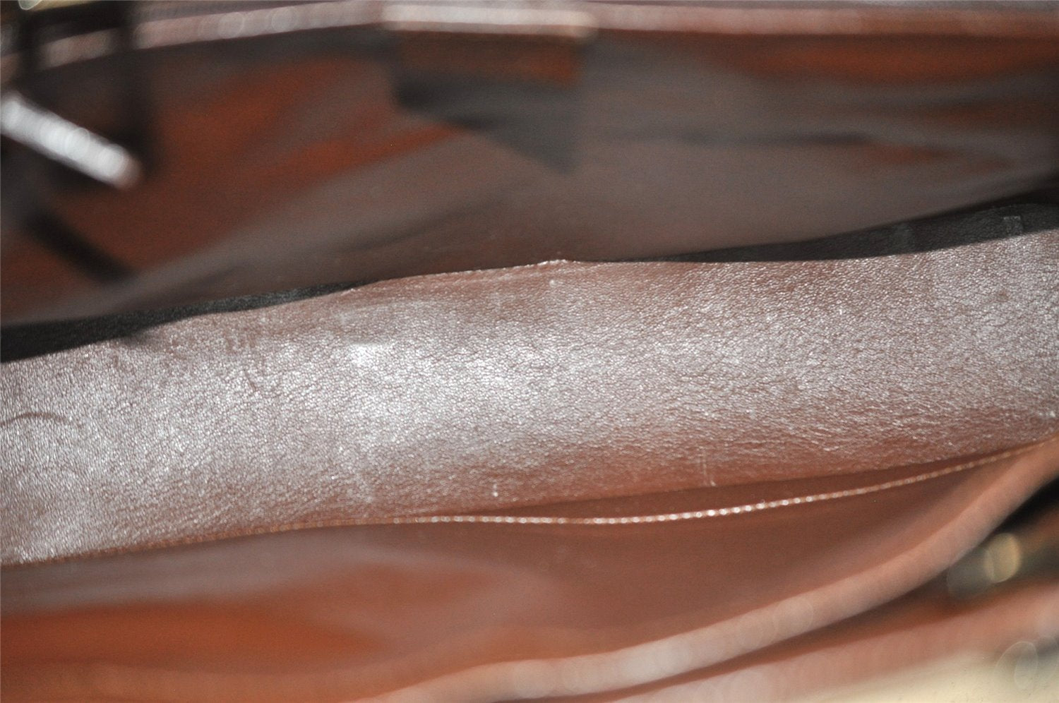 Authentic GUCCI Bamboo 2way Hand Tote Bag Leather 0021034 Brown Junk 1117I