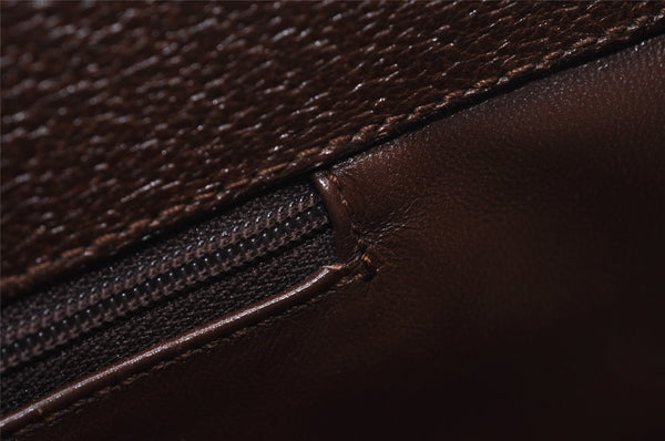 Authentic GUCCI Bamboo 2way Hand Tote Bag Leather 0021034 Brown Junk 1117I