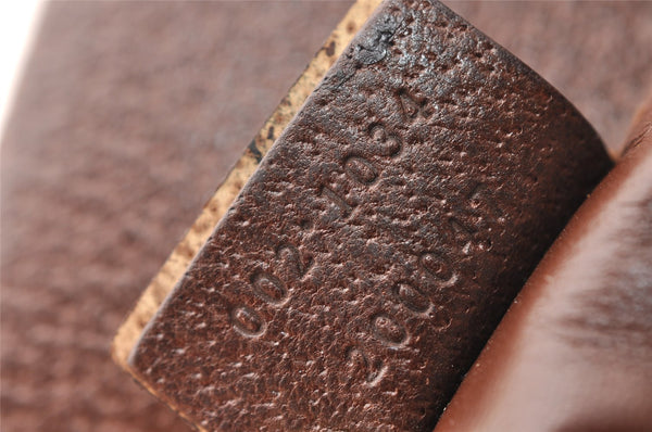 Authentic GUCCI Bamboo 2way Hand Tote Bag Leather 0021034 Brown Junk 1117I