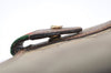 Authentic GUCCI Web Sherry Line Shoulder Bag GG PVC Leather Brown Junk 1117J