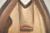 Authentic GUCCI Web Sherry Line Clutch Hand Bag Purse GG PVC Leather Brown 1121J