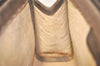 Authentic GUCCI Web Sherry Line Clutch Hand Bag Purse GG PVC Leather Brown 1121J