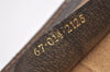 Authentic GUCCI Web Sherry Line Clutch Hand Bag Purse GG PVC Leather Brown 1121J