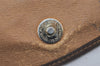 Authentic GUCCI Web Sherry Line Clutch Hand Bag GG PVC Leather Brown Junk 1122J