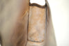 Authentic GUCCI Web Sherry Line Clutch Hand Bag GG PVC Leather Brown Junk 1122J
