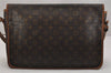 Authentic Louis Vuitton Monogram Gibeciere GM Shoulder Cross Bag M42246 LV 1125K