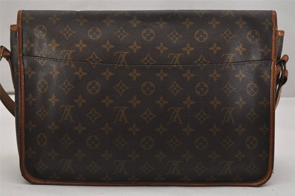 Authentic Louis Vuitton Monogram Gibeciere GM Shoulder Cross Bag M42246 LV 1125K