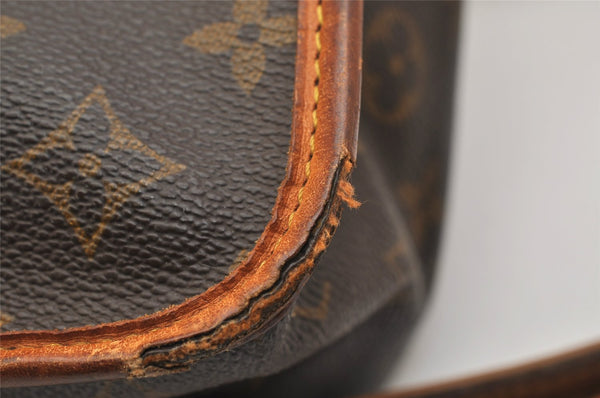 Authentic Louis Vuitton Monogram Gibeciere GM Shoulder Cross Bag M42246 LV 1125K