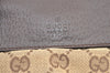 Authentic GUCCI Vintage Waist Body Bag Purse GG Canvas Leather 28566 Brown 1128K