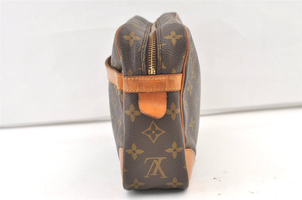 Authentic Louis Vuitton Monogram Compiegne 28 Clutch Hand Bag M51845 LV 1130K