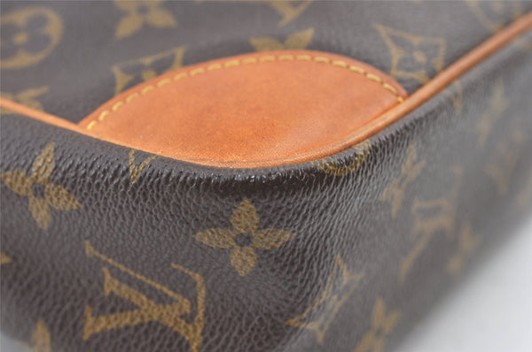 Authentic Louis Vuitton Monogram Compiegne 28 Clutch Hand Bag M51845 LV 1130K