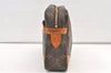 Authentic Louis Vuitton Monogram Compiegne 28 Clutch Hand Bag M51845 LV 1131K