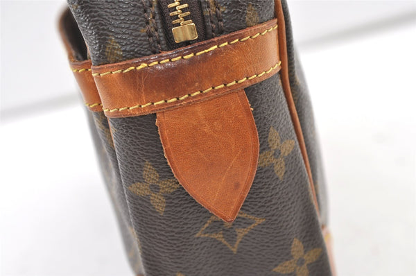 Authentic Louis Vuitton Monogram Compiegne 28 Clutch Hand Bag M51845 LV 1131K