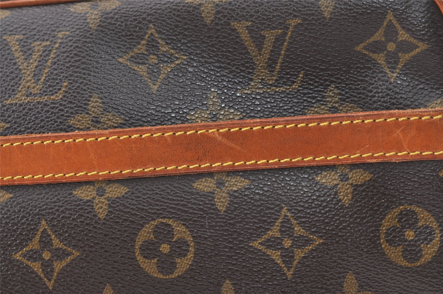 Authentic Louis Vuitton Monogram Compiegne 28 Clutch Hand Bag M51845 LV 1131K