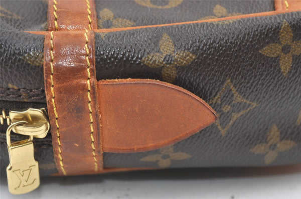 Authentic Louis Vuitton Monogram Compiegne 28 Clutch Hand Bag M51845 LV 1131K