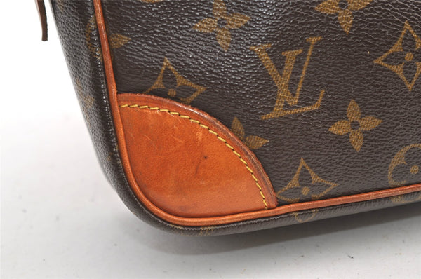 Authentic Louis Vuitton Monogram Compiegne 28 Clutch Hand Bag M51845 LV 1131K
