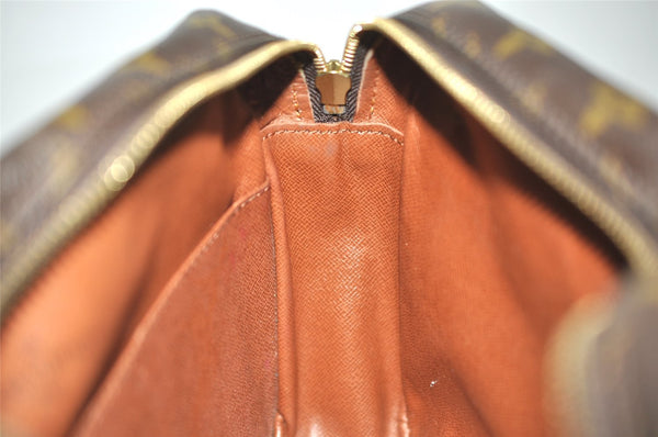 Authentic Louis Vuitton Monogram Compiegne 28 Clutch Hand Bag M51845 LV 1131K