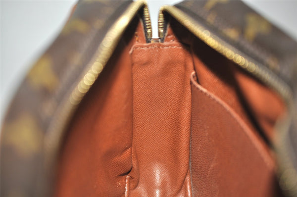 Authentic Louis Vuitton Monogram Compiegne 28 Clutch Hand Bag M51845 LV 1131K